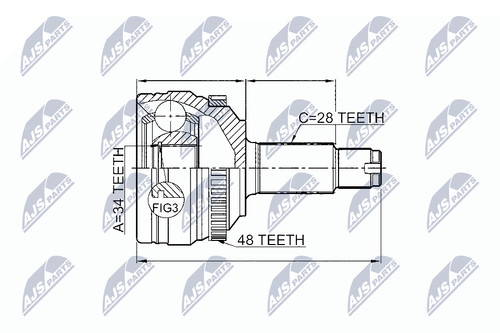 Nty npz 028 gelenksatz - nty, npz-dw-028